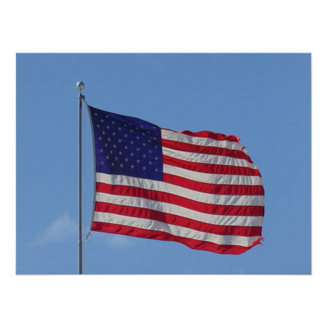 Poster Drapeau américain (Devant)