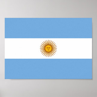 Poster Drapeau Argentine