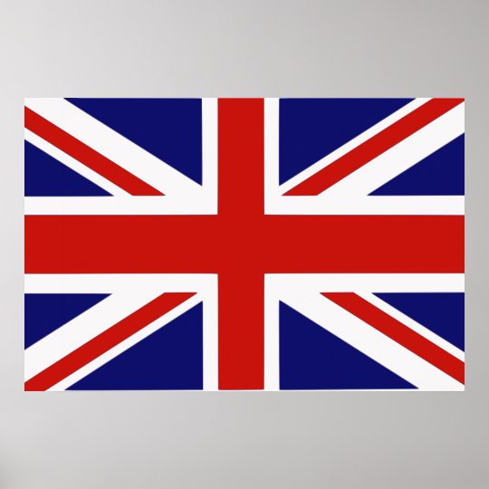 Poster Drapeau Britannique Zazzle Fr