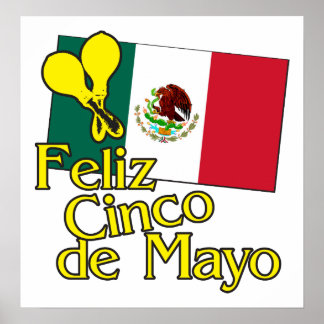 Poster Drapeau Cinco de