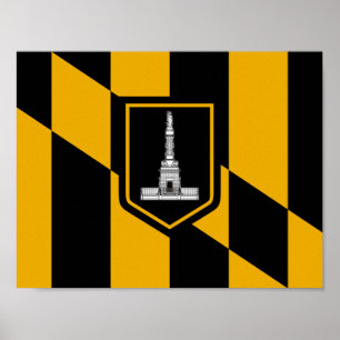 Poster Drapeau de Baltimore