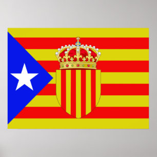 Poster Drapeau de Catalogne