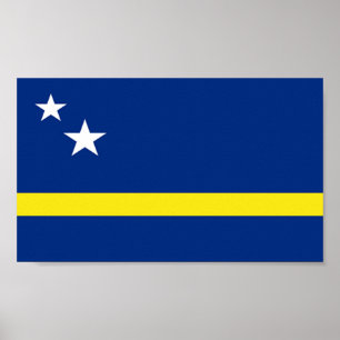 Poster Drapeau de Curaçao
