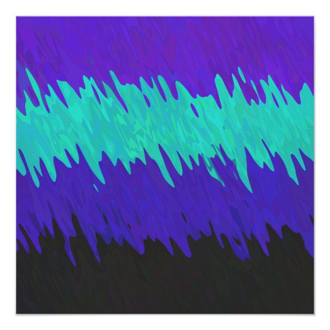 Poster Drapeau de fierté Alexigender Abstrait Squiggly Tr (Devant)