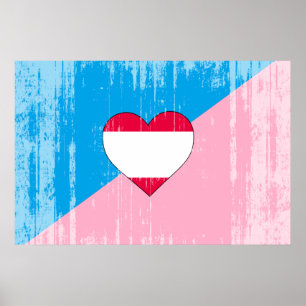 Poster Drapeau de fierté de jeu d'âge