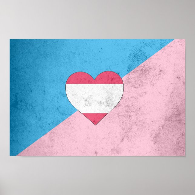Poster Drapeau de fierté de jeu d'âge (Devant)