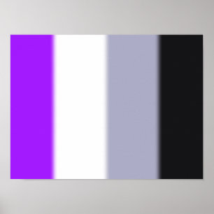 Poster Drapeau de fierté sexuelle tombée