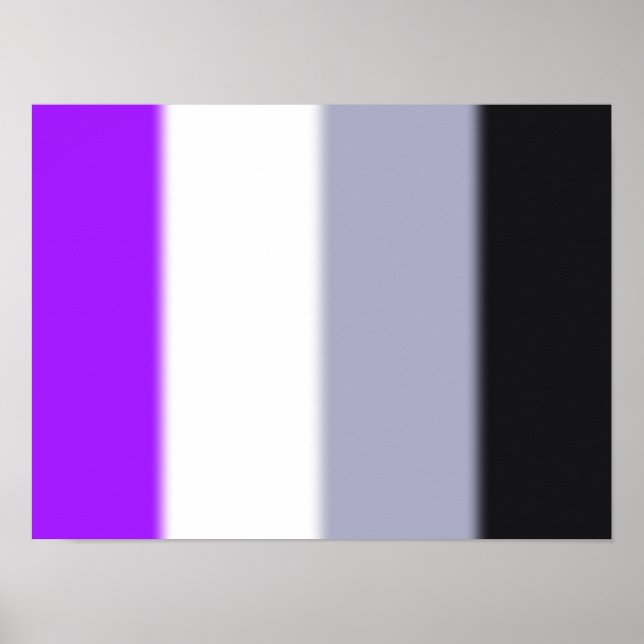 Poster Drapeau de fierté sexuelle tombée (Devant)
