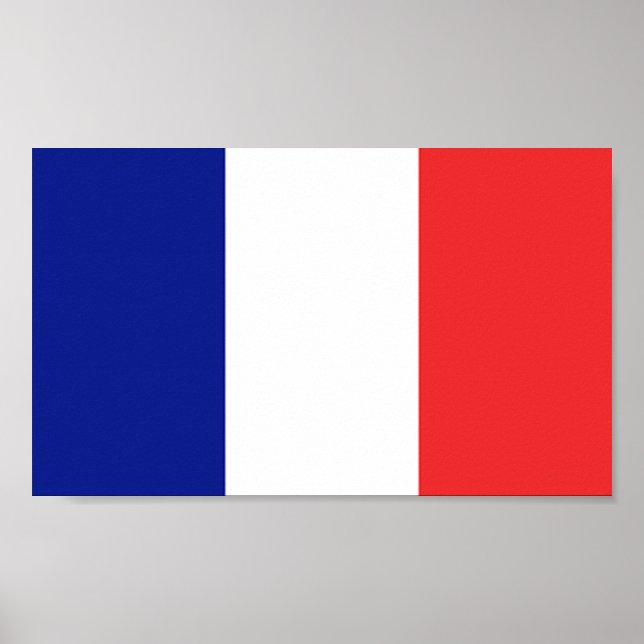 Poster Drapeau de France (Devant)