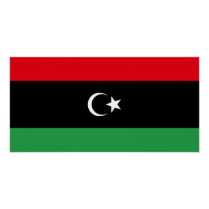 Poster Drapeau de la Libye