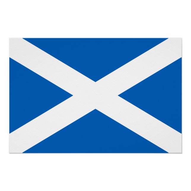 Poster Drapeau de l'Écosse (Devant)