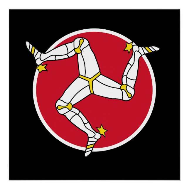 Poster Drapeau de l'île (Devant)