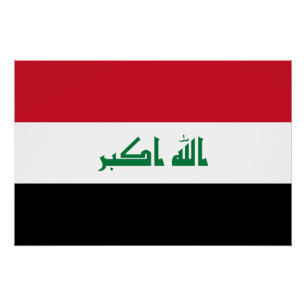 Poster Drapeau de l'Irak