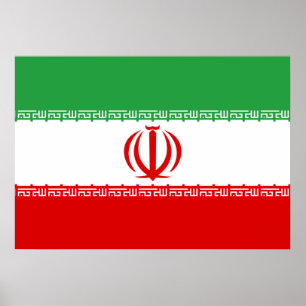 Poster Drapeau de l'Iran