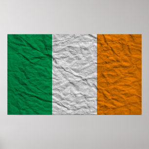 Poster drapeau de l'Irlande