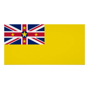 Poster Drapeau de Niue