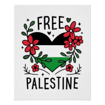 Drapeau de palestine libre