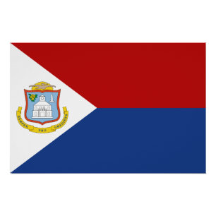 Poster Drapeau de Saint-Martin