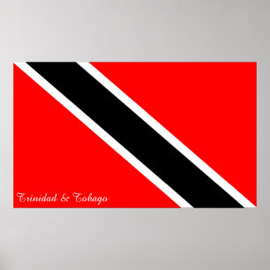 Poster Drapeau de Trinité-et-Tobago
