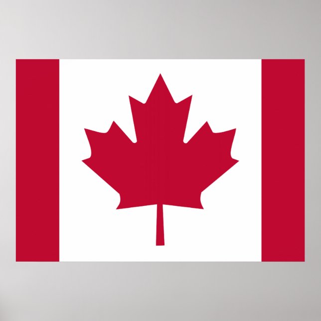 Poster Drapeau du Canada (Devant)