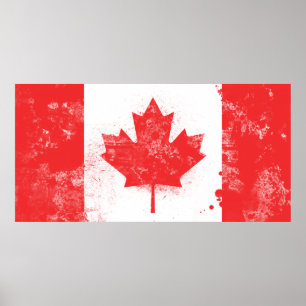 Poster Drapeau du Canada
