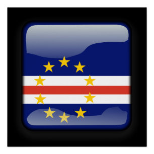 Poster Drapeau du Cap-Vert