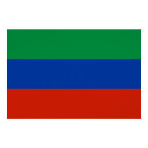 Poster Drapeau du Daghestan