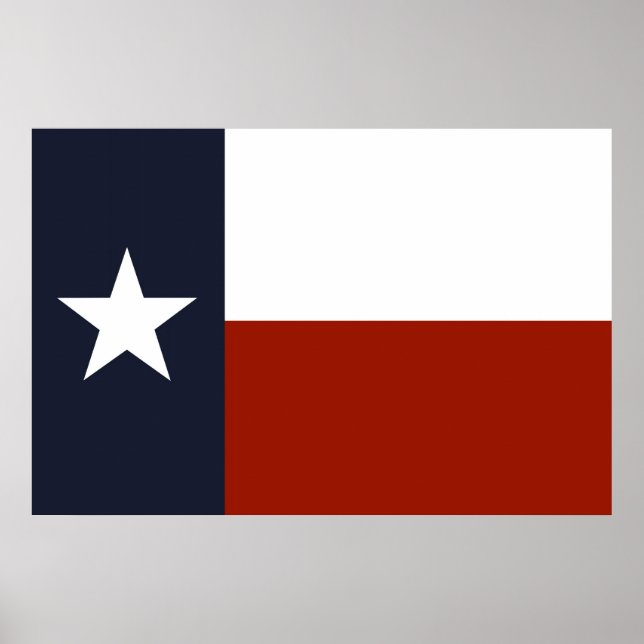 Poster Drapeau du Texas (Devant)