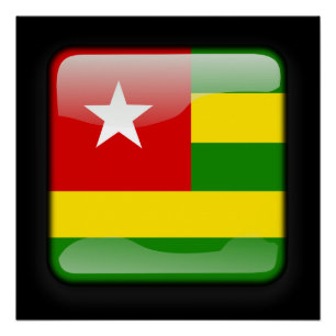 Poster Drapeau du Togo