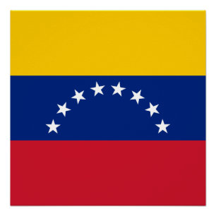 Poster Drapeau du Venezuela