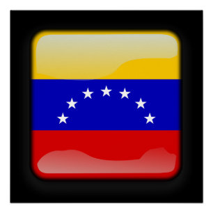 Poster Drapeau du Venezuela