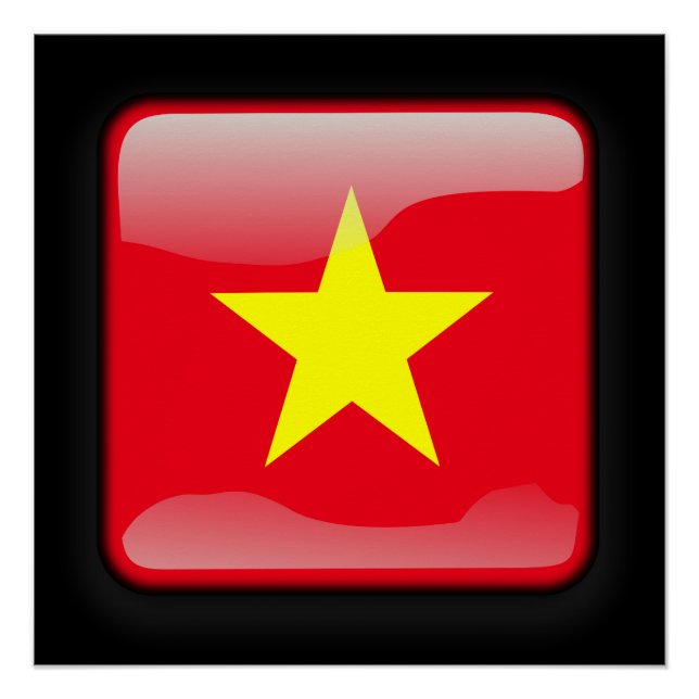 Poster Drapeau du Vietnam (Devant)