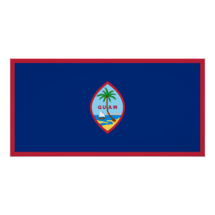 Poster Drapeau Guam