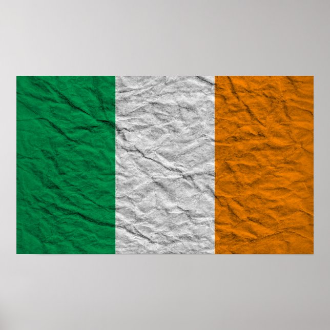 Poster drapeau irlandais (Devant)