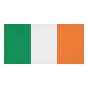 Poster Drapeau irlandais