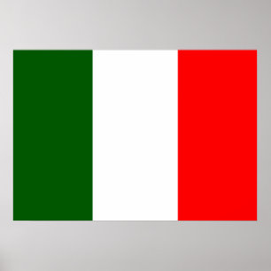 Poster Drapeau Italie