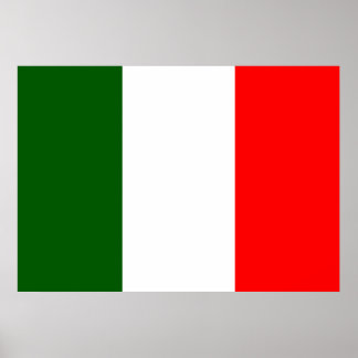 Poster Drapeau Italie