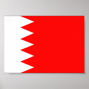 Poster Drapeau national de Bahreïn