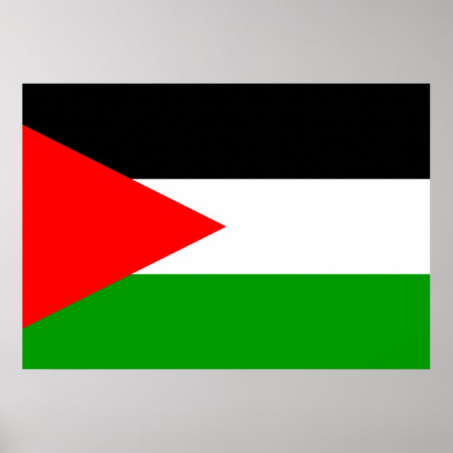 Poster Drapeau palestinien (Devant)