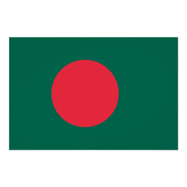 Poster Drapeau patriotique du Bangladesh (Devant)