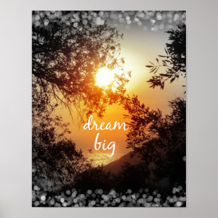Poster Dream Big Quote