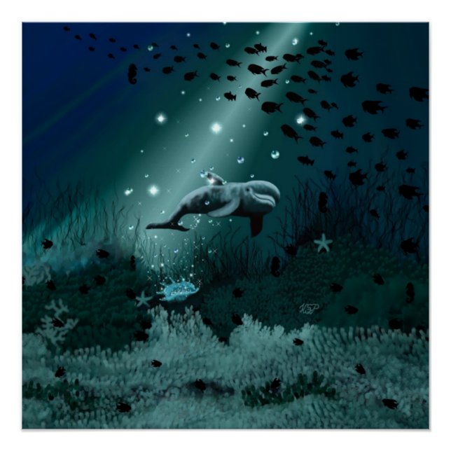 Poster Dream dauphin (Devant)