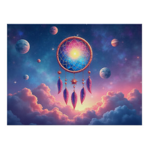 Poster Dreamcatcher céleste