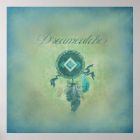 Dreamcatcher sur un Arrière - plan vert