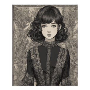 Poster Dreamme Anime Couture - Vintage petite robe noire