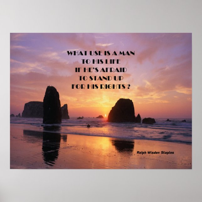 Poster Droits de l'homme (Devant)