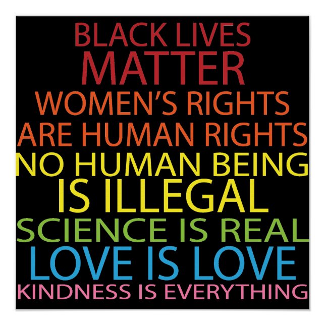 Poster Droits de l'homme (Devant)