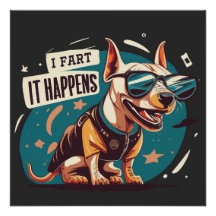 Drôle Chien Fart Ça Arrive