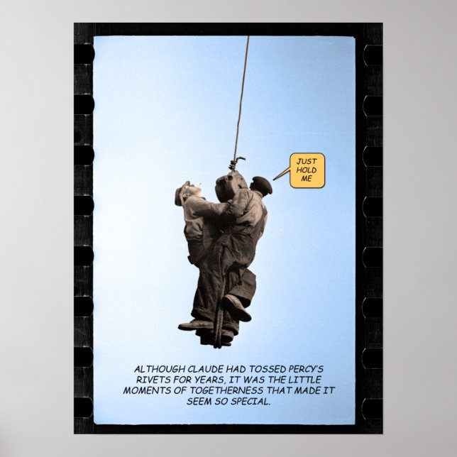 Poster drôle - Claude et Percy (Devant)