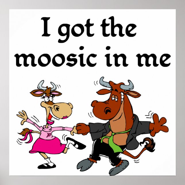 Poster drôle Dancer ou Musicien (Devant)